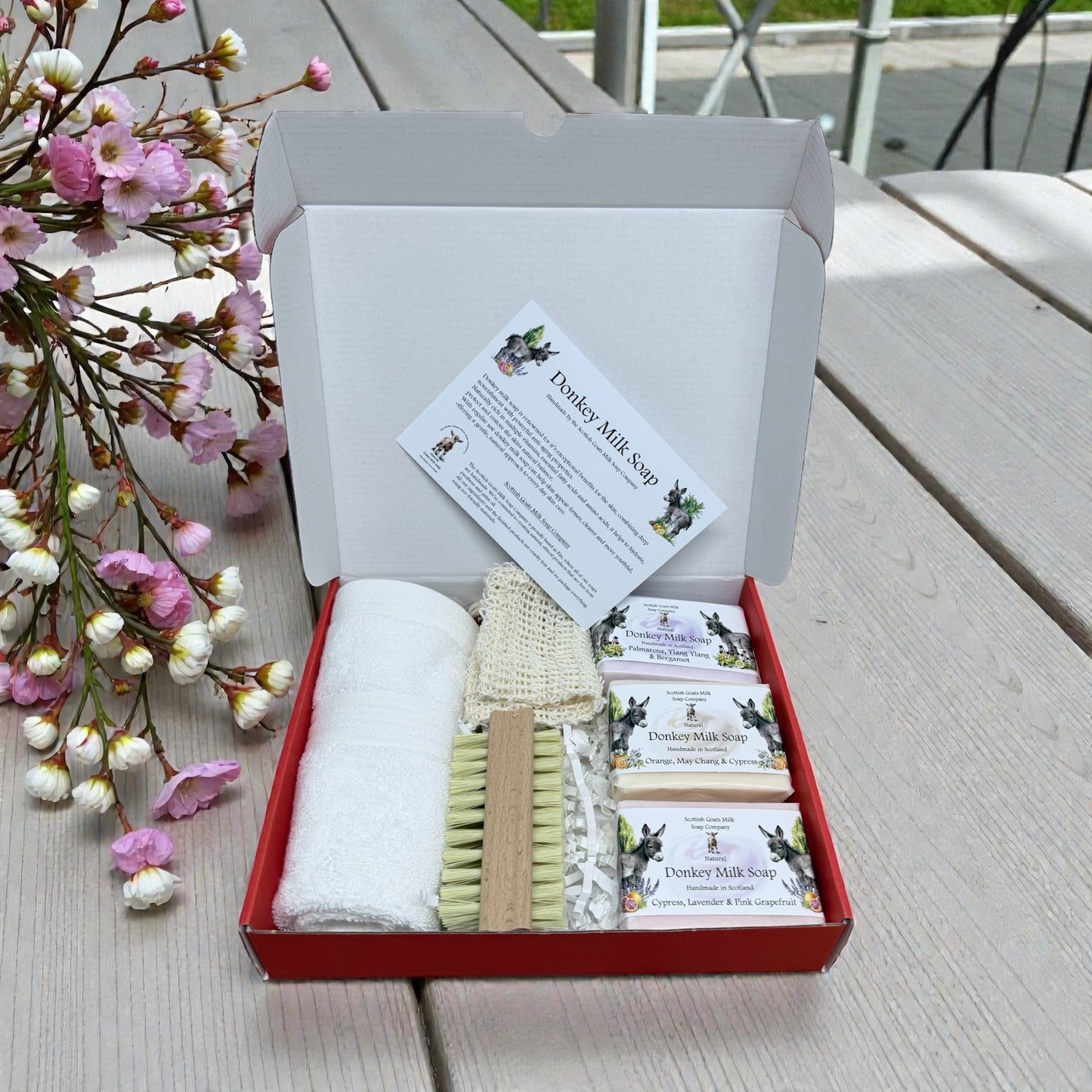 Mother's Day Goats Milk & Donkey Milk Soap and Self Care Gift Box | 3 Boxes to Choose From | Gift Boxed