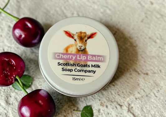 Cherry Lip Balm | Handmade Natural Lip Balm | Cherry Flavoured