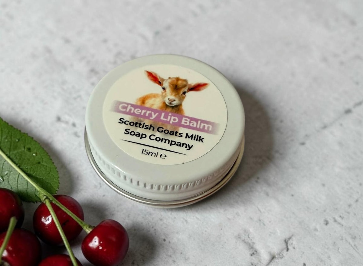 Cherry Lip Balm | Handmade Natural Lip Balm | Cherry Flavoured